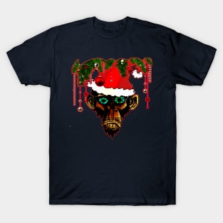 Christmas monkey T-Shirt